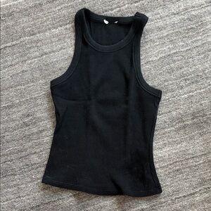 Good American Black Sleeveless Women's Top